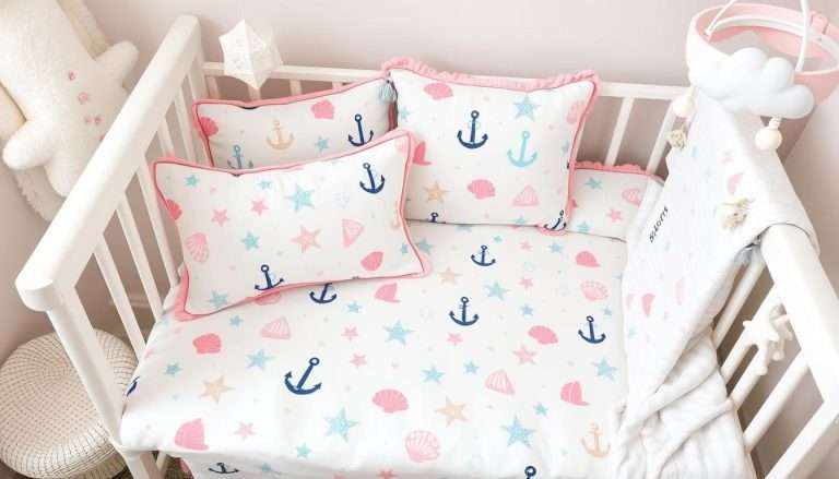 baby girl nautical bedding